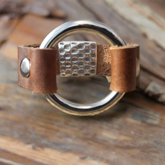 Ring Leather vintage bracelet