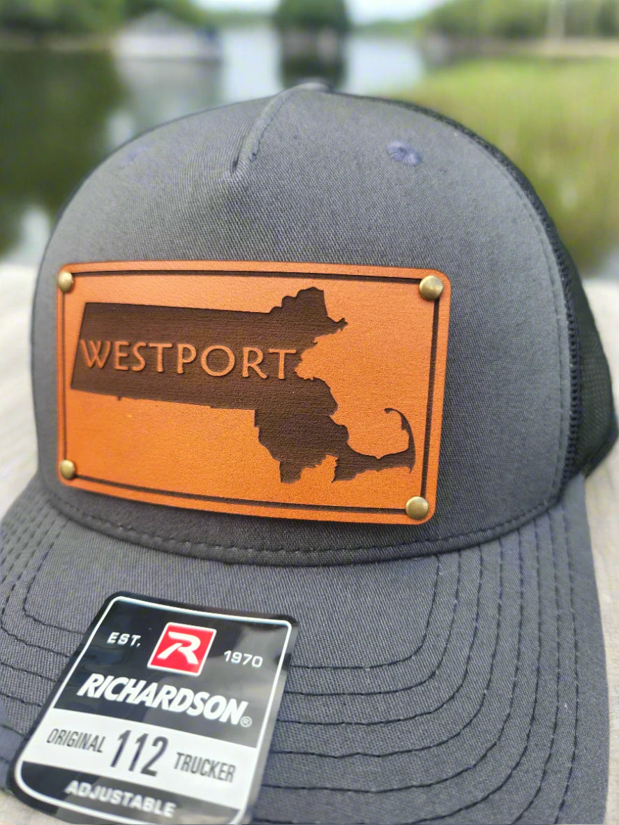 Your Town and State Hats - State outline hat