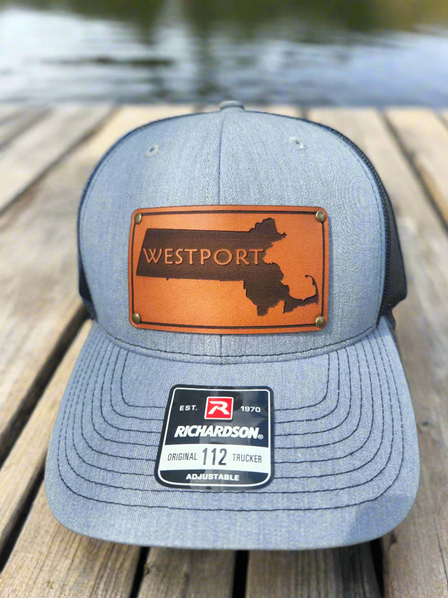 Your Town and State Hats - State outline hat