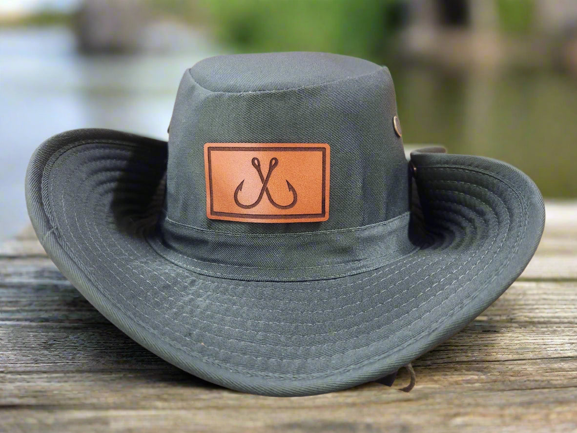 Your choice of Design Boonie hat - Adjustable Outback hat with neck protection