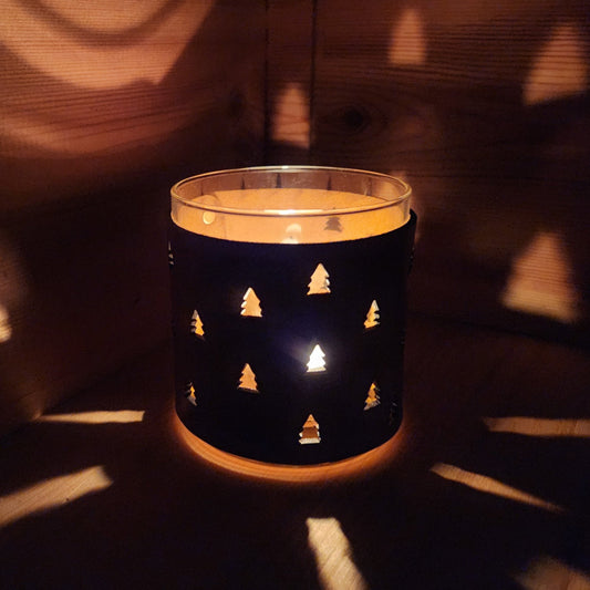 Christmas Pine Tree candle set