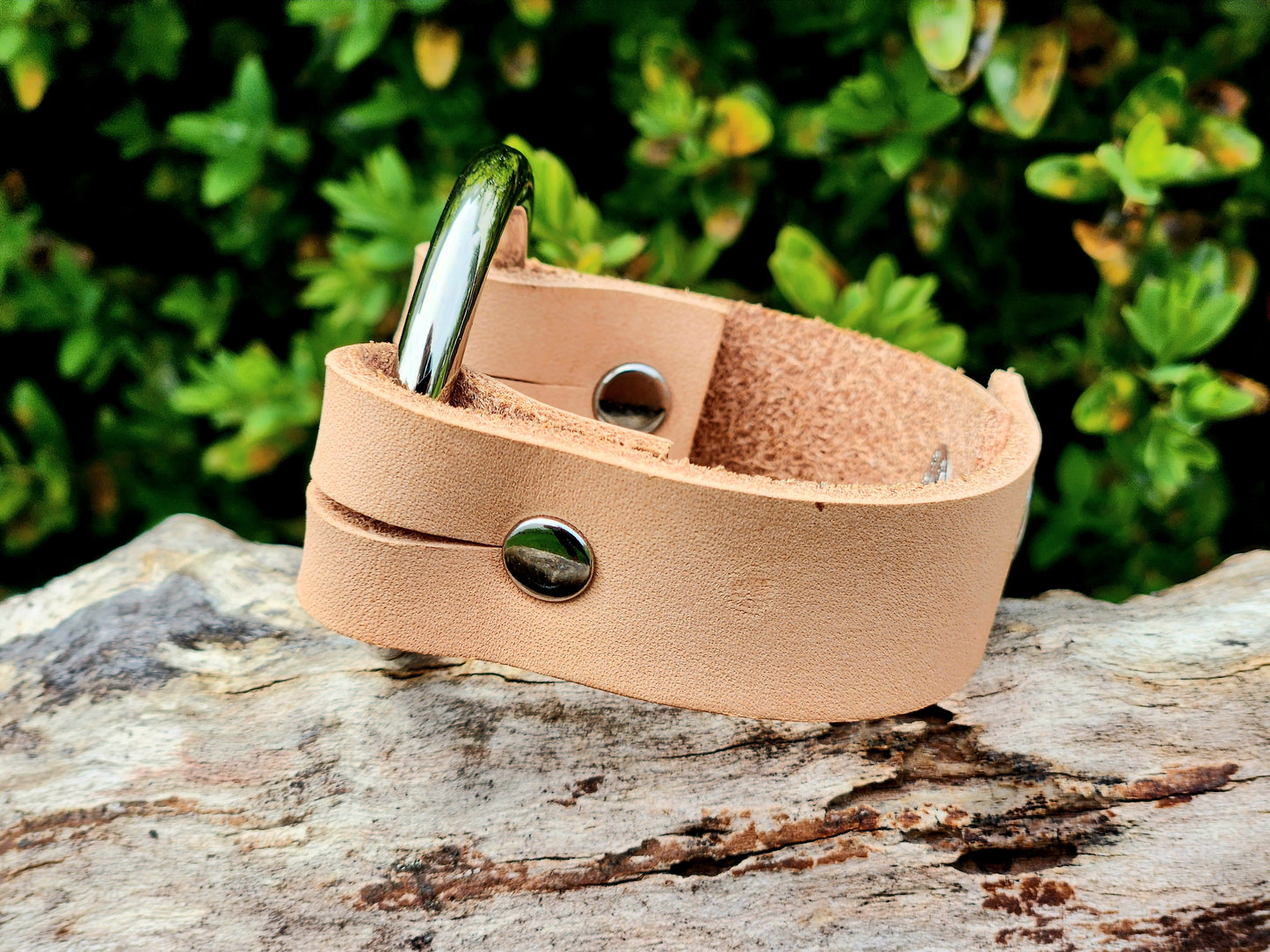 Bella O-Ring Leather bracelet -